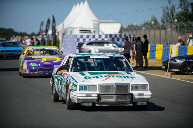AUTOMOBILE : Le Mans Classic Legende 03 07 2026 HSR NASCAR, Motorsport, USA by Goodyear, at the Le Mans Classic Legend event on the 24 Hours of Le Mans circuit on 2 5 July 2026, in Le Mans, France (FRA). LE MANSFrance  Copyright: xMPSxAGENCYx