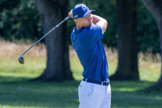 Matti Schmid (GER). xettx, Deutschland, Muenchen, 04.07.2026, Golf, 37. BMW International Open, 2026, Round 3, DP World Tour, Golfclub Muenchen Eichenried *** Matti Schmid GER xettx, Germany, Munich, July 4, 2026, Golf, 37th BMW International Open, 2026, Round 3, DP World Tour, Munich Eichenried Golf Club