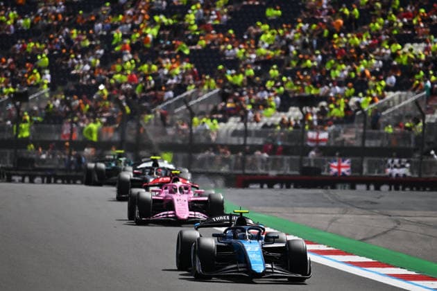 AUTO - FORMULA 2 2026 - SILVERSTONE 08 BILINSKI Roman (pol), DAMS Lucas Oil, Dallara F2 2024, action during the 7th round of the 2026 FIA Formula 2 Championship from July 3 to 5, 2026 on the Silverstone Circuit, in Silverstone, United Kingdom - SilverstoneUnited Kingdom  Copyright: xEricxAlonsox