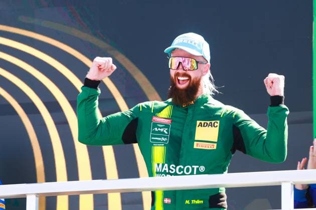 THIIM, Nicki (DK Comtoyou Racing), Aston Martin Vantage GT3, portrait Photo: Hoch Zwei Nürnberg Germany *** THIIM, Nicki DK Comtoyou Racing, Aston Martin Vantage GT3, portrait photo, Hoch Zwei, Nuremberg, Germany
