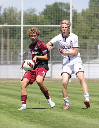 04.07.2026 - Fussball Amateurfussball - Saison 2026 2027 - Testspiel Freundschaftsspiel Vorbereitungsspiel : 1. FC Nürnberg II U23 FCN Club - FC Ingolstadt II - DaMa - xdaxmax - Ben Hagmeyer (8, 1. FC Nürnberg FCN II ) Patrick Bachmann (9, FC Ingolstadt 2 ) *** July 4, 2026 Soccer Amateur Soccer 2026–2027 Season Exhibition Match Friendly Match Preseason Match 1. FC Nürnberg II U23 FCN Club FC Ingolstadt II DaMa xdaxmax Ben Hagmeyer 8, 1 FC Nuremberg FCN II Patrick Bachmann 9, FC Ingolstadt 2