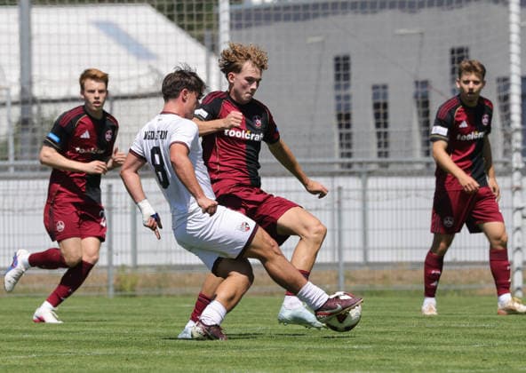 04.07.2026 - Fussball Amateurfussball - Saison 2026 2027 - Testspiel Freundschaftsspiel Vorbereitungsspiel : 1. FC Nürnberg II U23 FCN Club - FC Ingolstadt II - DaMa - xdaxmax - Timo Hengmith (8, FC Ingolstadt 2 ) Ben Hagmeyer (8, 1. FC Nürnberg FCN II ) *** July 4, 2026 Soccer Amateur Soccer 2026–2027 Season Exhibition Match Friendly Match Preseason Match 1 FC Nuremberg II U23 FCN Club FC Ingolstadt II DaMa xdaxmax Timo Hengmith 8, FC Ingolstadt 2 Ben Hagmeyer 8, 1 FC Nuremberg FCN II