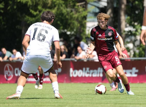 04.07.2026 - Fussball Amateurfussball - Saison 2026 2027 - Testspiel Freundschaftsspiel Vorbereitungsspiel : 1. FC Nürnberg II U23 FCN Club - FC Ingolstadt II - DaMa - xdaxmax - Maximilian Wagner (16, FC Ingolstadt 2 ) Ben Hagmeyer (8, 1. FC Nürnberg FCN II ) *** July 4, 2026 Soccer Amateur Soccer 2026–2027 Season Exhibition Match Friendly Match Preseason Match 1 FC Nuremberg II U23 FCN Club FC Ingolstadt II DaMa xdaxmax Maximilian Wagner 16, FC Ingolstadt 2 Ben Hagmeyer 8, 1 FC Nuremberg FCN II