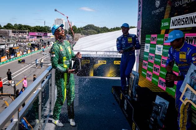 DTM, 7. + 8. Rennen Norisring 2026 7 Aston Martin Vantage AMR GT3 EVO, Comtoyou Racing: Nicki Thiim - picture by Gruppe C Photography Nürnberg Norisring Bayern Deutschland Copyright: xGruppexCxPhotographyx