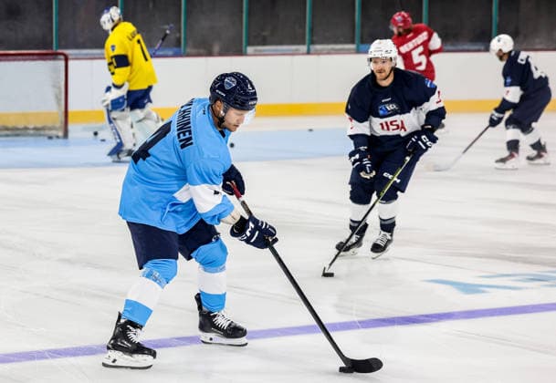 3ICE World Cup, SSE Arena, Belfast 4 7 2026 Finland™s Teemu Pulkkinen during Saturday morning™s practice skate ahead of the 3ICE World Cup Teemu Pulkkinen 4 7 2026  Copyright: xx 3ICE practice_026