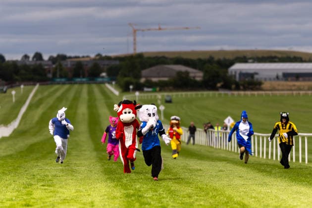 Naas Racing July Summer Racing, BBQ & Live Music Day 2026, Naas Racecourse, Kildare 4 7 2026 The PFA Ireland League of Ireland Mascot Race in aid of the RNLI took place on the track at Naas this afternoon with Finn Harps™ Harper the Dog coming out victorious The PFA Ireland League of Ireland Mascot Race in aid of the RNLI took place on the track at Naas this afternoon with Finn Harps™ Harper the Dog coming out victorious 4 7 2026  Copyright: xx MT2_6398