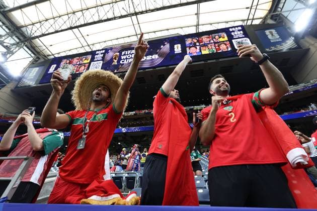 Fans of Morocco Canada v Morocco, 2026 FIFA World Cup, WM, Weltmeisterschaft, Fussball Round of 16, Football, Houston Stadium, Houston, Texas, USA - 04 Jul 2026Houston Houston Stadium Texas (TX) United States of America  Copyright: xMichaelxZemanek Shutterstockx 16975466a