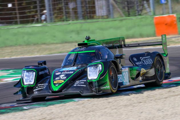 July 4, 2026, Imola, Bologna, Italy: DUQUEINE TEAM 30 (RODA, VERSCHOOR, PIN) on the outer curb at turn 6 during the Qualifying session of the 2026 ELMS 4 Hours of Imola at Enzo and Dino Ferrari circuit in Imola (Bologna, Italy), 4th round of European Le Mans Series 2026 season..The French LMP2 PROAM team took the pole-position in its class..Credit: ZUMA Press Motorsports 2026: ELMS 4 Hours Of Imola: QUALI  - ZUMAr158 20260704_aap_r158_072 Copyright: xRiccardoxRighettix