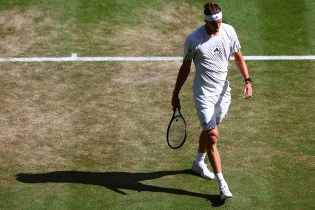 Alexander Zverev during his third round match Wimbledon Tennis Championships, Day 6, The All England Lawn Tennis and Croquet Club, London, UK - 04 Jul 2026London The All England Lawn Tennis and United Kingdom  Copyright: xJamesxMarsh Shutterstockx 16975551ck