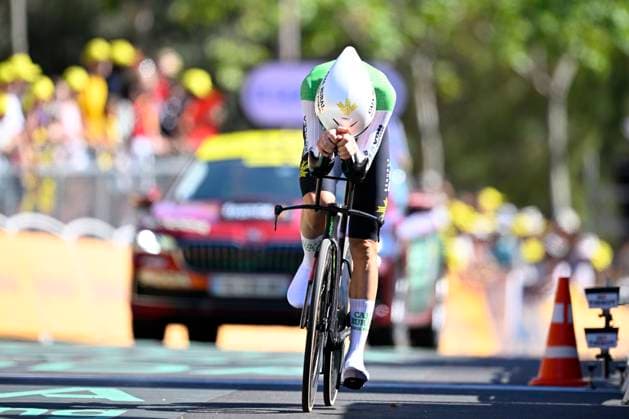 Tour de France 2026 Stage 1 BARCELONA, SPAIN - JULY 04 : Molenaar Alex (NED) of Caja Rural Seguros RGA in action during stage 1 of the 113rd edition of Tour de France an UCI World Tour 2.UWT Team Time Trial stage for Men Elite of 19 km with start in Barcelona and finish in Barcelona on July 4, 2026 in Barcelona, Spain, 04 07 2026 Barcelona Spain  Copyright: xTomasxSiskx