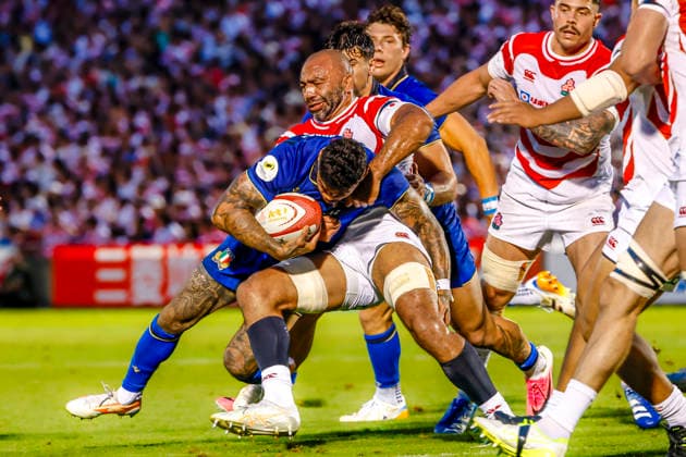 Nations Championship 2026 rugby match against Japan VS Italy Michael Leitch (C) in action at the Nations Championship 2026 match between Japan VS Italy at the Chichibunomiya Rugby Stadium in Tokyo, Japan, on July 4, 2026. Tokyo Japan  Copyright: xMatrixxImagesx xSimonxBonnyx