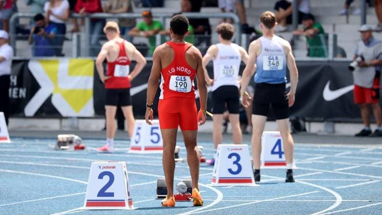 Leichtathletik - U18 U23 DM im Lohrheidestadion in Bochum Wattenscheid ** NUR FÜR REDAKTIONELLE ZWECKE ** EDITORIAL USE ONLY **<p>Leichtathletik - U18 U23 DM am Samstag den 04.Juli 2026 im Lohrheidestadion in Bochum Wattenscheid Foto : Frank Oppitz FUNKE Foto Services< p> Deutschland NRW Bochum Copyright: FrankxOppitz *** U18 and U23 German Athletics Championships at Lohrheidestadion in Bochum-Wattenscheid ** FOR EDITORIAL USE ONLY ** EDITORIAL USE ONLY ** p U18 and U23 German Athletics Championships on Saturday, July 4, 2026, at Lohrheidestadion in Bochum-Wattenscheid Photo by Frank Oppitz, FUNKE Photo Services p Sport Germany, North Rhine-Westphalia, Bochum Copyright FrankxOppitz Copyright: FrankxOppitz doc86klmpqc21w89kwuczr ,EDITORIAL USE ONLY