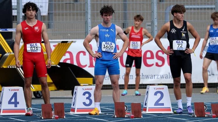 Leichtathletik - U18 U23 DM im Lohrheidestadion in Bochum Wattenscheid ** NUR FÜR REDAKTIONELLE ZWECKE ** EDITORIAL USE ONLY **<p>Ilja Reimchen ( TV Wattenscheid 01) bei der Leichtathletik - U18 U23 DM am Samstag den 04.Juli 2026 im Lohrheidestadion in Bochum Wattenscheid Foto : Frank Oppitz FUNKE Foto Services< p> Deutschland NRW Bochum Copyright: FrankxOppitz *** U18 and U23 German Track and Field Championships at Lohrheidestadion in Bochum-Wattenscheid ** FOR EDITORIAL PURPOSES ONLY ** EDITORIAL USE ONLY ** p Ilja Reimchen of TV Wattenscheid 01 at the U18 and U23 German Track and Field Championships on Saturday, July 4, 2026, at Lohrheidestadion in Bochum-Wattenscheid. Photo by Frank Oppitz, FUNKE Photo Services. p Sport Deutschland, NRW, Bochum. Copyright FrankxOppitz Copyright: FrankxOppitz doc86klmmfqy7d9fhe81uuf ,EDITORIAL USE ONLY