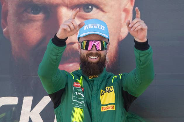 04.07.2026 - Motorsport - Rennwochenende Norisring Nürnberg 2026 - Internationales ADAC Norisring Speedweekend - DCDE - xdcxdex - DTM - Jubel Freude bei Nicki Thiim (Comtoyou Racing, Aston Martin) nach dem Rennsieg *** July 4, 2026: Norisring Nuremberg 2026 Motorsport Race Weekend—International ADAC Norisring Speed Weekend DCDE xdcxdex DTM: Jubilation and joy for Nicki Thiim of Comtoyou Racing and Aston Martin after their race victory
