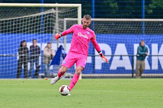 04.07.2026, Fußball, Herren, 2.BL (Bundesliga), Testspiel, Saison 2026 2027, Holstein Kiel - FC Fredericia, KSV Torwart Timon Weiner (Kiel) Kiel Projensdorf, Trainingsplatz Schleswig-Holstein Deutschland *** July 4, 2026, Soccer, Men s, 2nd Bundesliga, Friendly Match, 2026–2027 Season, Holstein Kiel vs. FC Fredericia, KSV Goalkeeper Timon Weiner, Kiel Projensdorf, Training Ground, Schleswig-Holstein, Germany