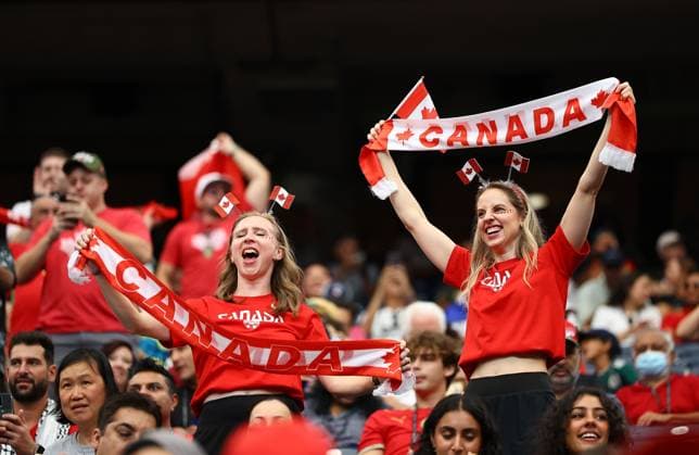 Fans of Canada Canada v Morocco, 2026 FIFA World Cup, WM, Weltmeisterschaft, Fussball Round of 16, Football, Houston Stadium, Houston, Texas, USA - 04 Jul 2026Houston Houston Stadium Texas (TX) United States of America  Copyright: xMichaelxZemanek Shutterstockx 16975466i
