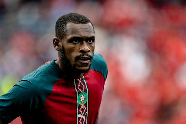 HOUSTON - Issa Diop of Morocco during the 2026 World Cup match between Canada and Morocco at Houston Stadium on July 4, 2026, in Houston, United States. (Photo by Stefan Koops EYE4IMAGES DeFodi Images) - *** HOUSTON: Issa Diop of Morocco during the 2026 World Cup match between Canada and Morocco at Houston Stadium on July 4, 2026, in Houston, United States. Photo by Stefan Koops, EYE4IMAGES, DeFodi Images