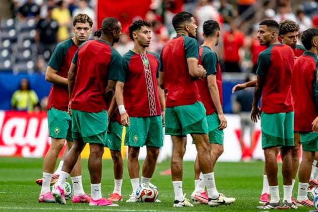 HOUSTON - Anass Salah Eddine of Morocco during the 2026 World Cup match between Canada and Morocco at Houston Stadium on July 4, 2026, in Houston, United States. (Photo by Stefan Koops EYE4IMAGES DeFodi Images) - *** HOUSTON: Anass Salah Eddine of Morocco during the 2026 World Cup match between Canada and Morocco at Houston Stadium on July 4, 2026, in Houston, United States. Photo by Stefan Koops, EYE4IMAGES, DeFodi Images