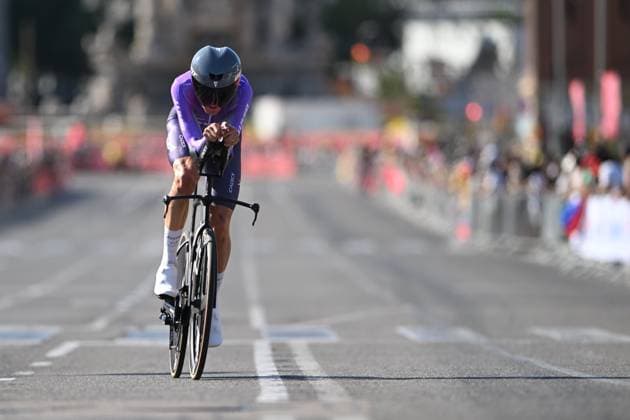 Tour de France 2026 Stage 1 BARCELONA, SPAIN - JULY 04 : O Connor Ben (AUS) of Team Jayco AlUla in action during stage 1 of the 113rd edition of Tour de France an UCI World Tour 2.UWT Team Time Trial stage for Men Elite of 19 km with start in Barcelona and finish in Barcelona on July 4, 2026 in Barcelona, Spain, 04 07 2026 Barcelona Spain  Copyright: xSzymonxGruchalskix