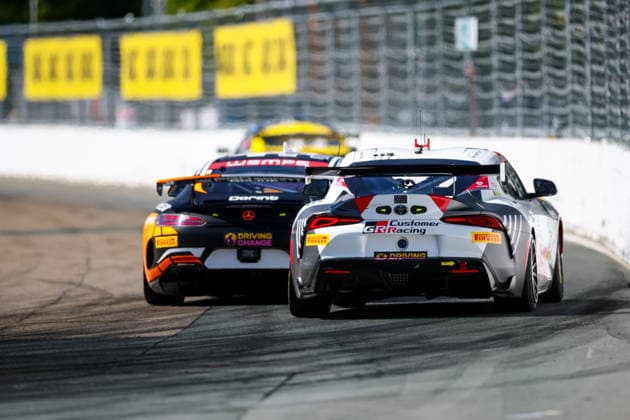 ADAC GT4 Germany, 3. + 4. Rennen Norisring 2026 66 BMW M4 GT4 Evo, ME Motorsport: Leon Bauchmüller, Lukas Stiefelhagen, 26 Mercedes-AMG GT4, PROsport Racing: Marek Böckmann, Roman Fellner-Feldegg - picture by Gruppe C Photography Nürnberg Norisring Bayern Germany Copyright: xGruppexCxPhotographyx