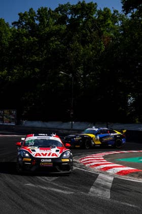 ADAC GT4 Germany, 3. + 4. Rennen Norisring 2026 30 Porsche 718 Cayman GT4 RS Clubsport, Avia W&S Motorsport: Maximilian Schreyer, Alon Gabbay - picture by Gruppe C Photography Nürnberg Norisring Bayern Germany Copyright: xGruppexCxPhotographyx