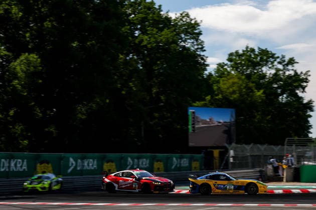 ADAC GT4 Germany, 3. + 4. Rennen Norisring 2026 10 Porsche 718 Cayman GT4 RS Clubsport, razoon - more than racing: Daniel Drexel, Hamish Forrest, 97 Ginetta G56 GT4 Evo, KRT RACING: Alexzander Kristiansson, Erik Bertilsson - picture by Gruppe C Photography Nürnberg Norisring Bayern Germany Copyright: xGruppexCxPhotographyx