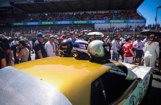 LE MANS CLASSIC SERIES 2026 - LE MANS CLASSIC LEGEND 04 SCHWARTZ Christophe GEORGI Bernd SCHWARTZ Lisa (Ger Ger Fra), Dodge Charger 1976, starting grid during the 2026 Le Mans Classic Legend, 4th round of the Le Mans Classic Series 2026, from July 02 to 05 in Circuit des 24h, in Le Mans, France - Le MansFrance  Copyright: xJULIENxBIEHLERx