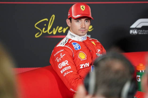 FORMULA ONE BRITISH GRAND PRIX 2026 Charles Leclerc 16 (MON) Ferrari in the Post Qualifying press conference, PK, Pressekonferenz during the Formula 1 Pirelli British Grand Prix 2026, 9th round of the 2026 Formula 1 World Championship, WM, Weltmeisterschaft from 3rd - 5th July, 2026 at the Silverstone Circuit, Silverstone, England. Credit: Robbie Hoad Every Second Media Editorial use only. All images are copyright Every Second Media Limited. No images may be reproduced without prior permission. Copyright: xIMAGO EveryxSecondxMediax ESM-2060-0390 RobbiexHoadx xEveryxSecondxMediax
