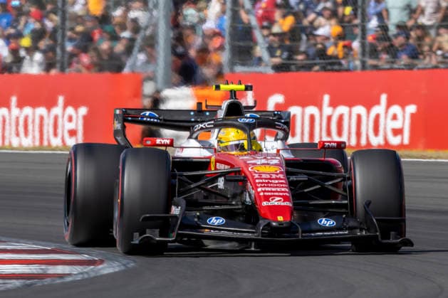 RECORD DATE NOT STATED 4th July 2026; Silverstone Circuit, Northamptonshire, England; FIA Formula 1 2026 British F1 Grand Prix; Sprint and Qualifying Day; Lewis Hamilton in his Scuderia Ferrari HP Ferrari SF-26 Ferrari 067 6 during qualifying TimxWilliams