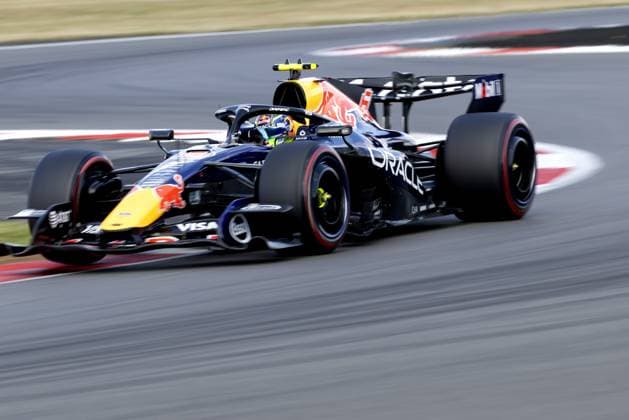 SILVERSTONE - Isack Hadjar (Red Bull Racing) in action during the qualifying session at the Silverstone race circuit, ahead of the British Formula 1 Grand Prix. SANDER KONING ANP xVIxANPxSportx xxANPxIVx 562790804 originalFilename: 562790804.jpg