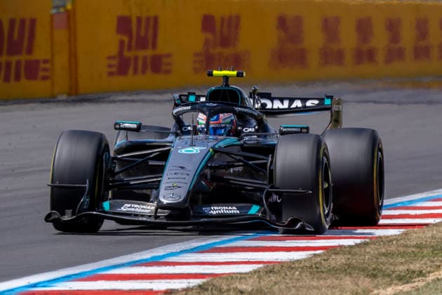 RECORD DATE NOT STATED 4th July 2026; Silverstone Circuit, Northamptonshire, England; FIA Formula 1 2026 British F1 Grand Prix; Sprint and Qualifying Day; Kimi Antonelli in his Mercedes-AMG Petronas F1 Team Mercedes F1 W17 Mercedes-AMG F1 M17 winner of the Sprint race TimxWilliams