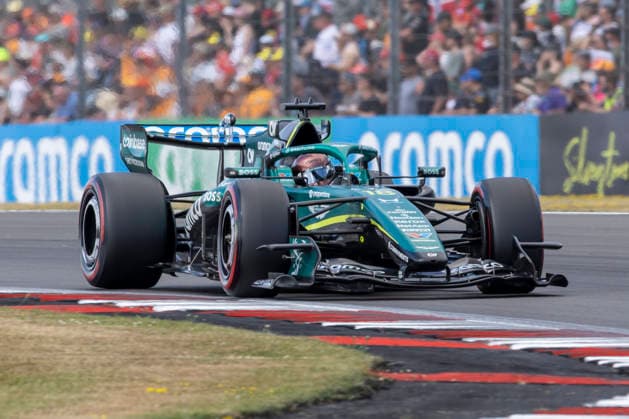 RECORD DATE NOT STATED 4th July 2026; Silverstone Circuit, Northamptonshire, England; FIA Formula 1 2026 British F1 Grand Prix; Sprint and Qualifying Day; Lance Stroll in his Aston Martin Aramco F1 Team Aston Martin Aramco-Honda AMR26 Honda RA626H during qualifying TimxWilliams