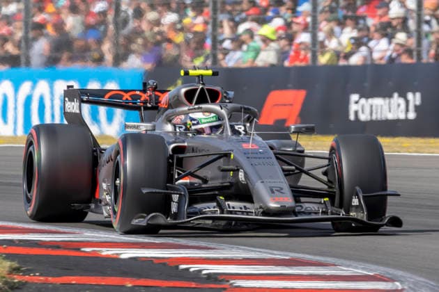 RECORD DATE NOT STATED 4th July 2026; Silverstone Circuit, Northamptonshire, England; FIA Formula 1 2026 British F1 Grand Prix; Sprint and Qualifying Day; Gabriel Bortoleto in his Audi Revolut F1 Team Audi R26 Audi AFR 26 Hybrid during qualifying TimxWilliams
