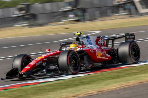 RECORD DATE NOT STATED 4th July 2026; Silverstone Circuit, Northamptonshire, England; FIA Formula 1 2026 British F1 Grand Prix; Sprint and Qualifying Day; Lewis Hamilton in his Scuderia Ferrari HP Ferrari SF-26 Ferrari 067 6 during qualifying TimxWilliams