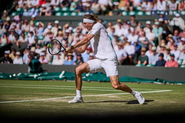 July 4, 2026, London, London, Great Britain: Alexander Zverev of Germany during The Championships Wimbledon Tennis 2026: Grand Slam: The Championships Wimbledon: ZVEREV 6:2 7:6 6:4 GIRON  - ZUMAs343 20260704_zsp_s343_067 Copyright: xMathiasxSchulzx