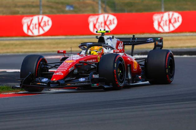 Silverstone, : Motorsport: FIA F1 Grand Prix of Britain on July, 4, 2026, Silverstone, 44 HAMILTON Lewis (gbr), Scuderia Ferrari SF-26, action (Photo by Juergen Tap) Silverstone GBR *** Silverstone, Motorsport: FIA F1 Grand Prix of Britain on July 4, 2026, Silverstone, 44 HAMILTON Lewis GBR, Scuderia Ferrari SF 26, action photo by Juergen Tap, Silverstone, GBR