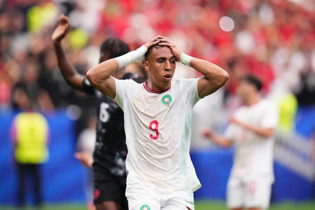 Canada v Morocco: Round of 16 - FIFA World Cup, WM, Weltmeisterschaft, Fussball 2026 Soufiane Rahimi of Morocco reacts during the FIFA World Cup 2026 Round Of 16 match between Canada and Morocco at Houston Stadium on July 4, 2026 in Houston, United States. Houston TX United States  Copyright: xJosexBretonx originalFilename:bretonhernandez-canadavm260704_np7M6.jpg