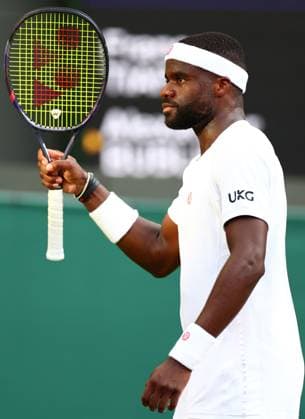Frances Tiafoe during his third round match Wimbledon Tennis Championships, Day 6, The All England Lawn Tennis and Croquet Club, London, UK - 04 Jul 2026London The All England Lawn Tennis and United Kingdom  Copyright: xJamesxMarsh Shutterstockx 16975551gt