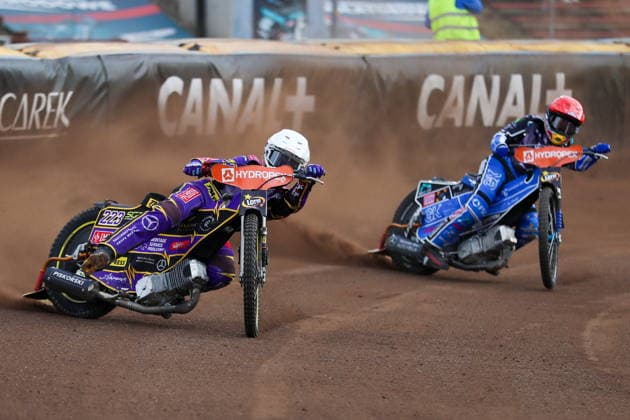 Bydgoszcz 04.07.2026. Zuzel Indywidualne Mistrzostwa Polski sezon 2026 runda 2 --- Speedway Individual Polish Championship season 2026 round 2 nz Kacper Woryna, Bartosz Jaworski Fot. Kacper Staniec NEWSPIX.PL --- newspix.pl 