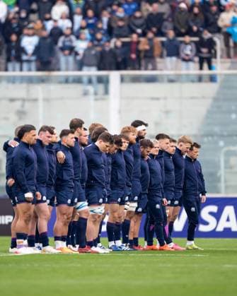 Scotland national anthem Argentina v Scotland, Nations Championship 2026, Rugby Union International, Estadio Mario Alberto Kempes, Cordoba, Argentina - 04 Jul 2026Cordoba Estadio Mario Alberto Kempes Argentina  Copyright: xGeroxUranga Shutterstockx 16975563ah
