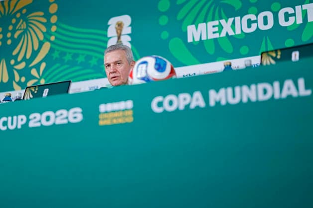 July 4, 2026, Mexico City, Mexico: Javier Aguirre, head coach of the Mexico speaks during the press conference, PK, Pressekonferenz of Mexico one day ahead of the FIFA World Cup, WM, Weltmeisterschaft, Fussball 2026 round of 16 match between Mexico and England at Mexico City Stadium on July 04, 2026 in Mexico City, Mexico. Photo: DiaEsportivo Mexico City Mexico - ZUMAh208 20260704_zsp_h208_007 Copyright: xHeulerxAndreyx