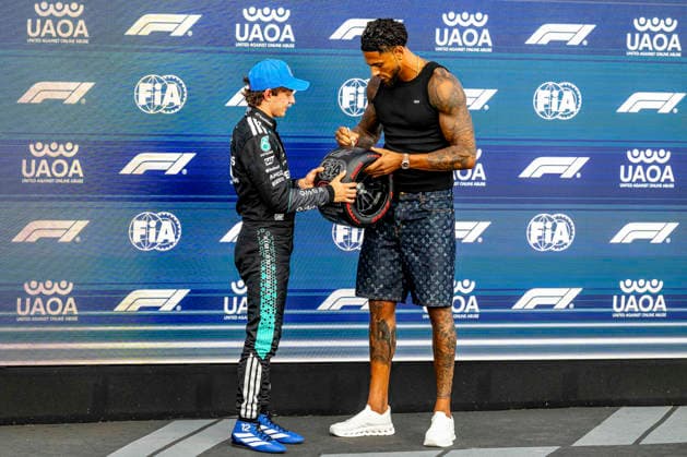 FORMULE 1 : Grand Prix d Angleterre - Silverstone - 04 07 2026 12 Andrea Kimi Antonelli (ITA), Mercedes-AMG PETRONAS Formula One Team (DEU), Mercedes-AMG F1 W17 E Performance, pole-sitter at the British Formula 1 Grand Prix at Silverstone, 3 5 July 2026, in Great Britain (GB). SILVERSTONEUnited Kingdom  Copyright: xIANxBUNDEYx xMPSxAGENCYx x