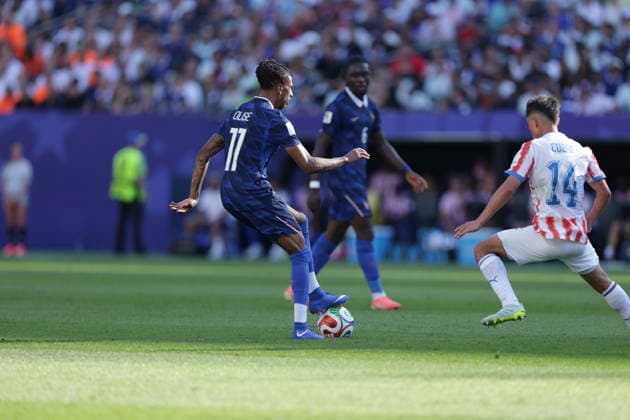 OLISE Michael during FIFA World Cup, WM, Weltmeisterschaft, Fussball 2026 : Round of 16 Paraguay France 4 juillet 2026 PHILADELPHIA Philadelphia Stadium USA By IMAGO Didier Lefa Studio Desire Ameka PHILADELPHIA Philadelphia Stadium United State of America