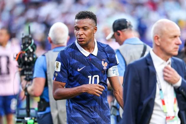 RECORD DATE NOT STATED FIFA World Cup, WM, Weltmeisterschaft, Fussball 2026 - Round of 16 - Paraguay v France Kylian Mbappe player of France after the Round of 16 match between Paraguay and France at the FIFA World Cup, at Philadelphia Stadium, in Philadelphia, United States, on Saturday, July 04, 2026.(Foto: Vanessa Carvalho Brazil Photo Press IMAGO) Sports Copyright: xVanessaxCarvalhox