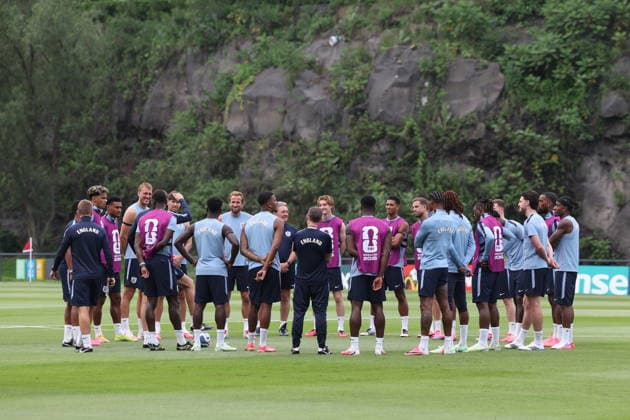 FIFA World Cup, WM, Weltmeisterschaft, Fussball 2026 - England trainign session England players take part in a training session in Mexico City, Mexico, 04 July 2026. MEXICO CITY Mexico  Copyright: xALEXxCRUZx