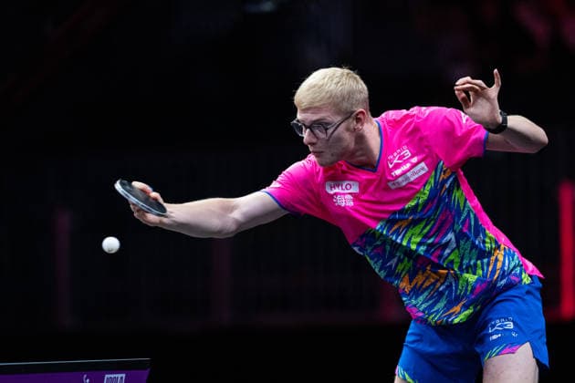 LOS ANGELES, CALIFORNIA - JULY 04: Felix Lebrun of France competes in the Men s Singles Quarterfinal match against Alexis Lebrun of France on day 9 of United States Smash 2026 at Ontario Convention Center on July 4, 2026 in Los Angeles, California.  Copyright: xVCGx 111652317601