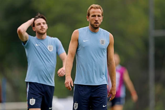 RECORD DATE NOT STATED 4th July 2026; Pumas La Cantera training center, Mexico City, Mexico; FIFA World Cup, WM, Weltmeisterschaft, Fussball Football, England Training Session; Harry Kane of the England looks on HeulerxAndrey DiaEsportivo