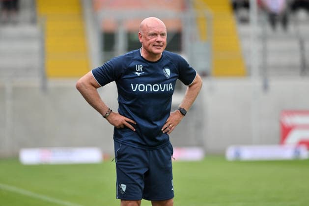Trainer Uwe Rösler (VfL Bochum) 04.07.2026, Fussball 2. Bundesliga, Saison 2026 2027, Testspiel, Rot-Weiß Oberhausen - VfL Bochum 2:3 Oberhausen Niederrheinstadion Nordrhein Westfalen Deutschland *** Coach Uwe Rösler, VfL Bochum, July 4, 2026; Soccer, 2. Bundesliga, 2026–2027 season; Friendly Match; Rot-Weiß Oberhausen vs. VfL Bochum, 2–3; Oberhausen, Niederrheinstadion, North Rhine-Westphalia, Germany Team2