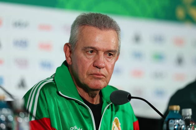 (260705) -- MEXICO CITY, July 5, 2026 -- Javier Aguirre, head coach of Mexico, speaks during a press conference, PK, Pressekonferenz ahead of the round of 16 match between Mexico and England at the 2026 FIFA World Cup, WM, Weltmeisterschaft, Fussball in Mexico City, Mexico, July 4, 2026. (Photo by Xinhua) (SP)MEXICO-MEXICO CITY-FOOTBALL-FIFA WORLD CUP-PRESS CONFERENCE-MEXICO FranciscoxCanedo 