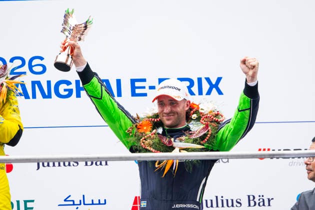 2026 FORMULA E SHANGHAI ePRIX ERIKSSON Joel (swe), Envision Racing, Jaguar I-Type 7, portrait during the Shanghai ePrix, 12th and 13th round of the 2025-26 ABB FIA Formula E World Championship, WM, Weltmeisterschaft on the Shanghai International Circuit from July 3 to 5, 2026 in Shanghai, China - ShanghaiChina  Copyright: xJULIENxDELFOSSEx